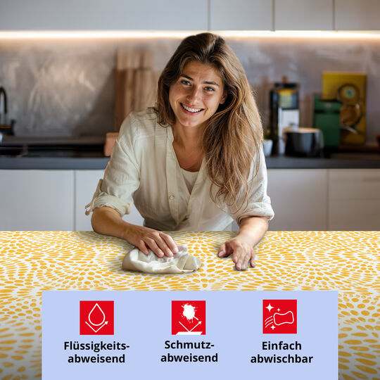 Tischdecke Monte Carlo Splash citron image number null